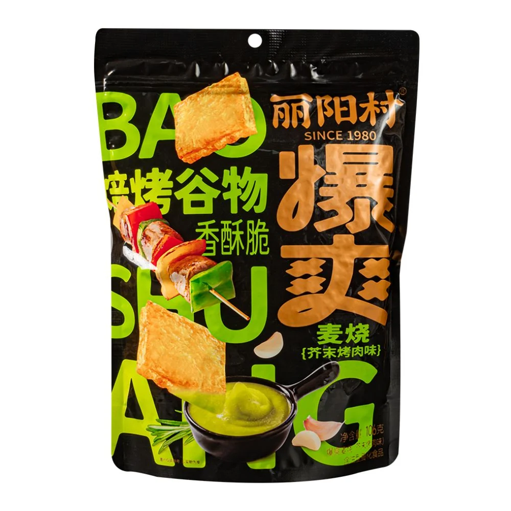 Corn Cracker Wasabi BBQ, snack od kukuruza s okusom wasabi i BBQ od 106g