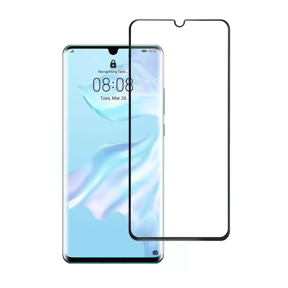 Blue Star 5D kaljeno staklo - za Huawei P30 Pro (full glue/case friendly) - crno