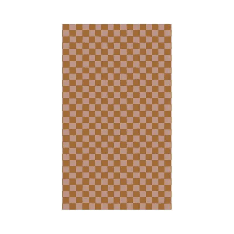 Maileg Papir za poklone - 10 metara - Tartan - Ružičasta/Okker