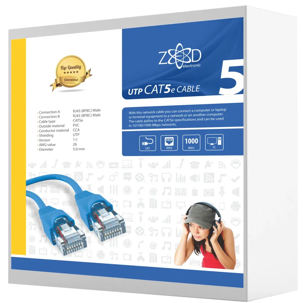 ZED electronic Mrežni FTP kabel, CAT5E, 15 met - FTPC/15