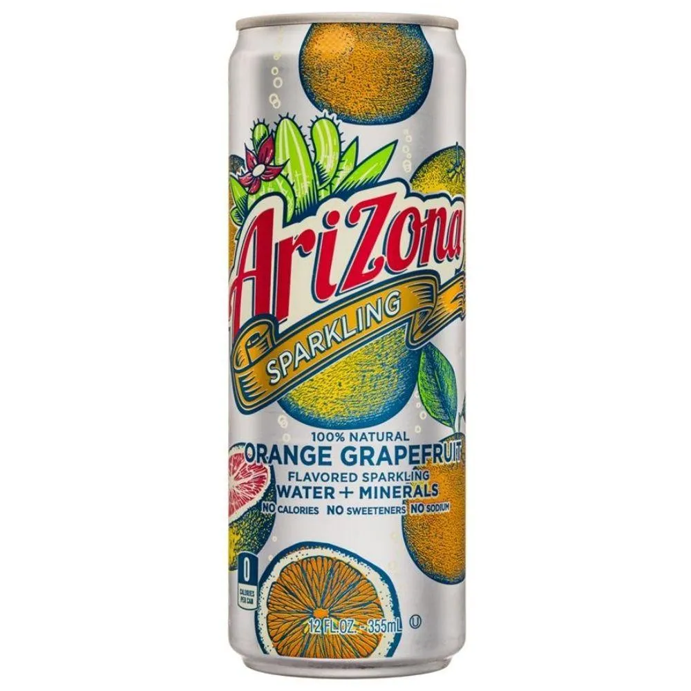 Arizona Sparkling Orange Grapefruit, napitak od naranče i grejpa od 330ml