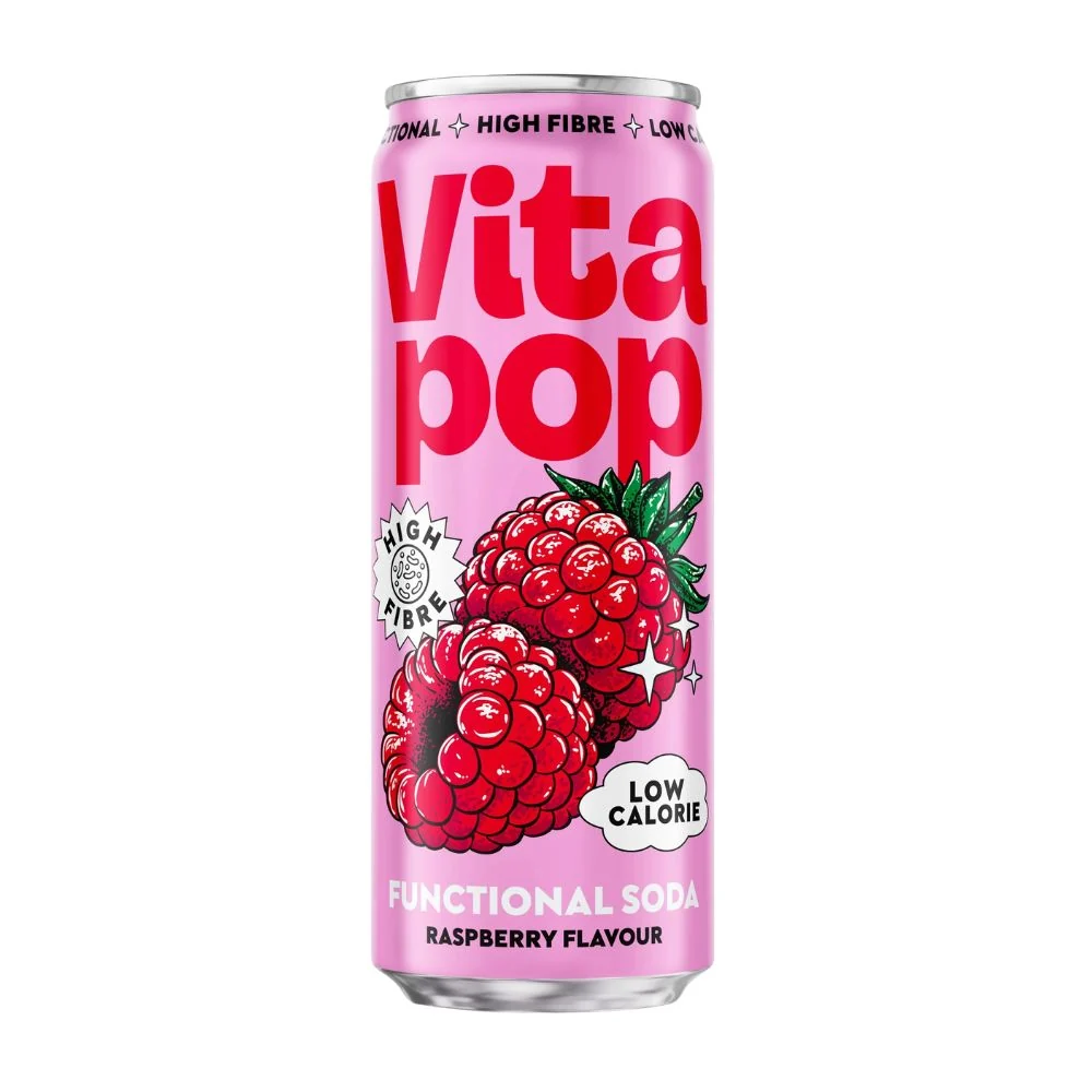 Vita Pop Raspberry, funkcionalno piće s okusom maline od 330ml
