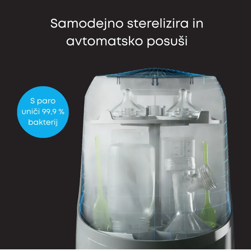 Perilica, sterilizator i sušilica bočica za bebe BabyBrezza Bottle Washer Pro®