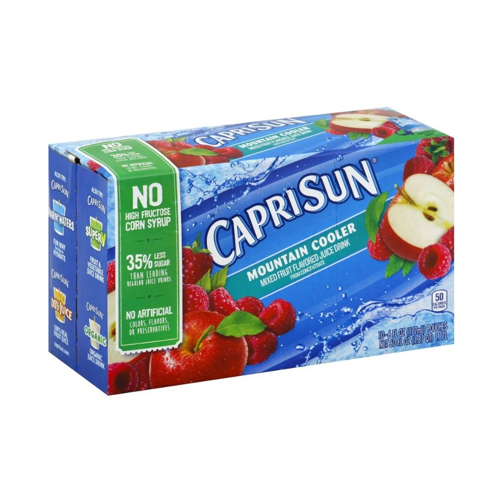 Capri Sun Mountain Cooler, sok od jabuke i maline 1,6l