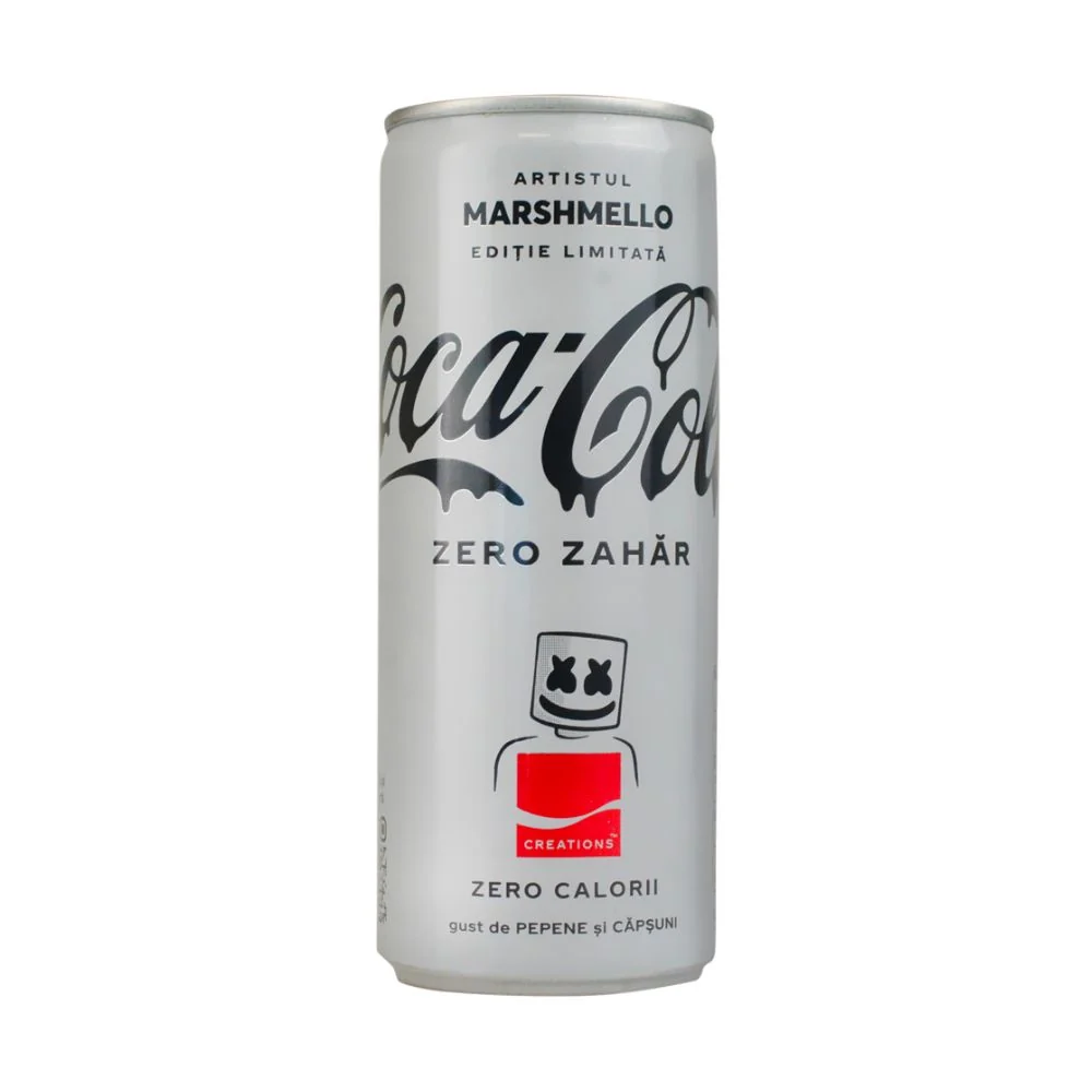 Coca Cola Zero Marshmello's Limited Edition