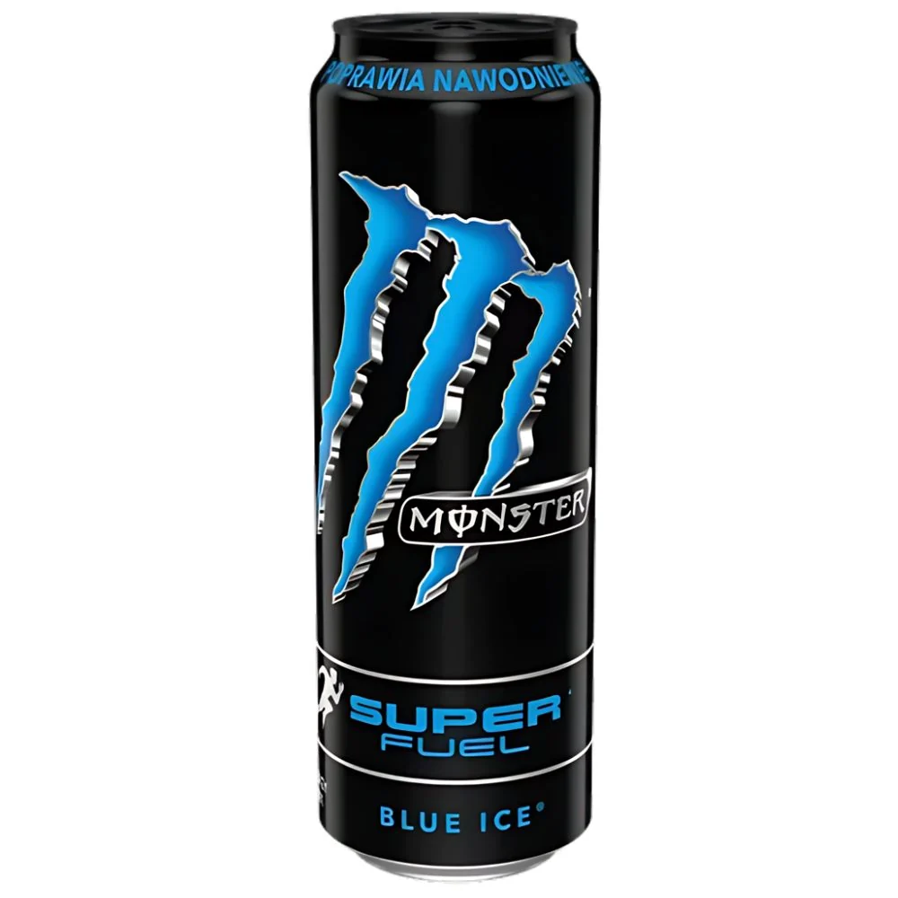 Monster Super Fuel Blue Ice, energetsko piće s okusom plave maline od 568ml