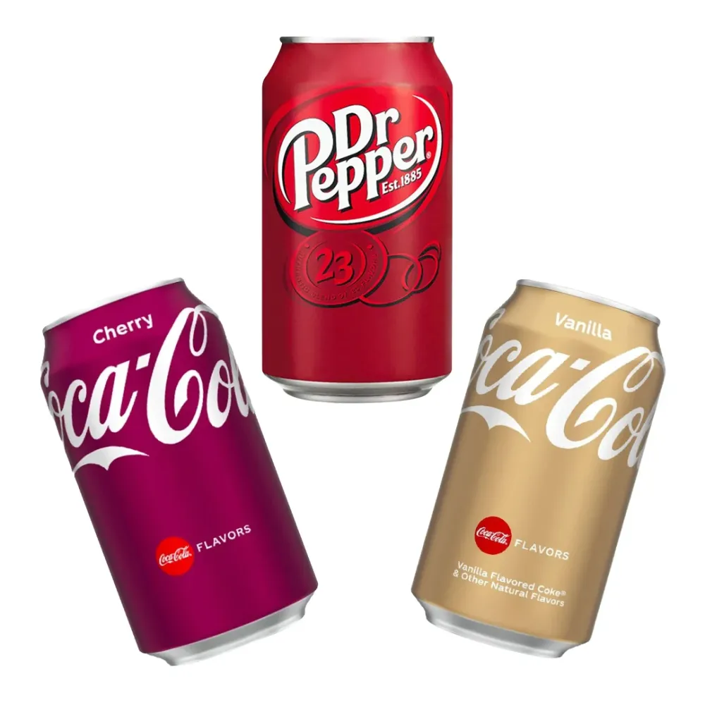 REFRESH KIT: Dr Pepper, Coca Cola Cherry i Coca Cola Vanilla