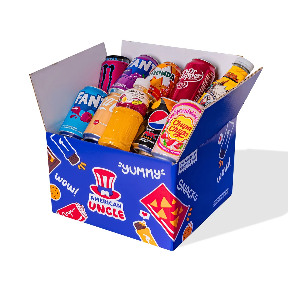 Snack box pić iz najmanje 10 međunarodnih napitaka