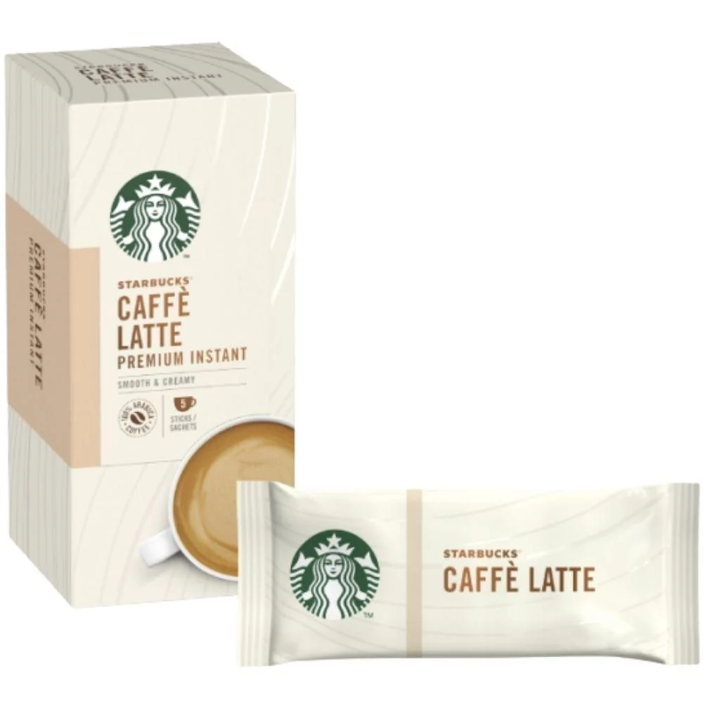 Starbucks Caffè Latte Premium Instant, 5 vrećica kave latte od 70g