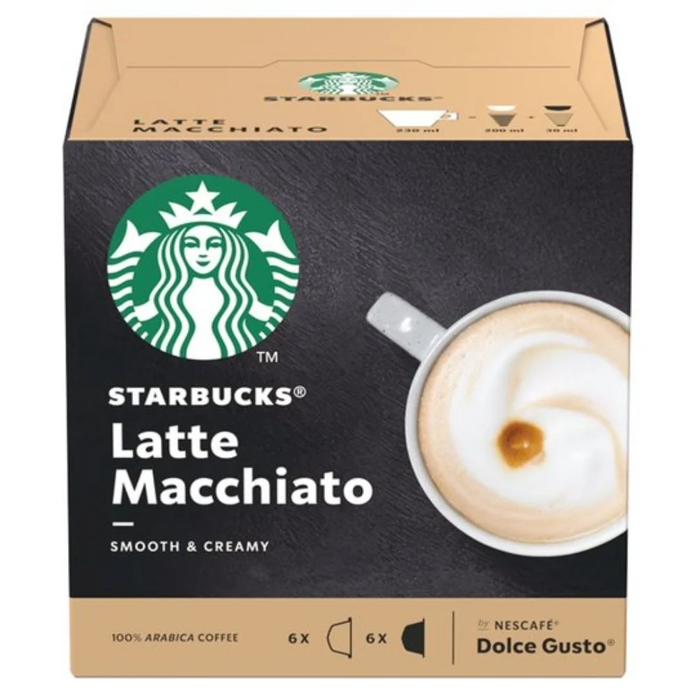 Starbucks Dolce Gusto Latte Macchiato, 12 kapsula Nescafè
