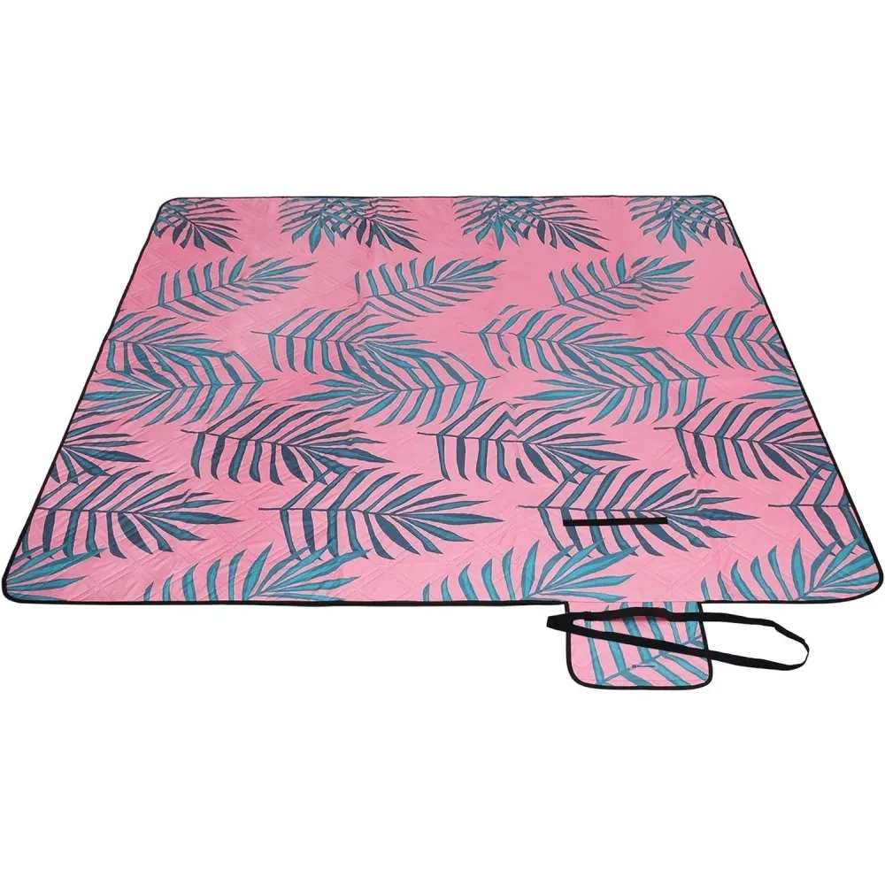 Deka za piknik, prostirka za kampiranje, 200 x 200 cm, ružičasta