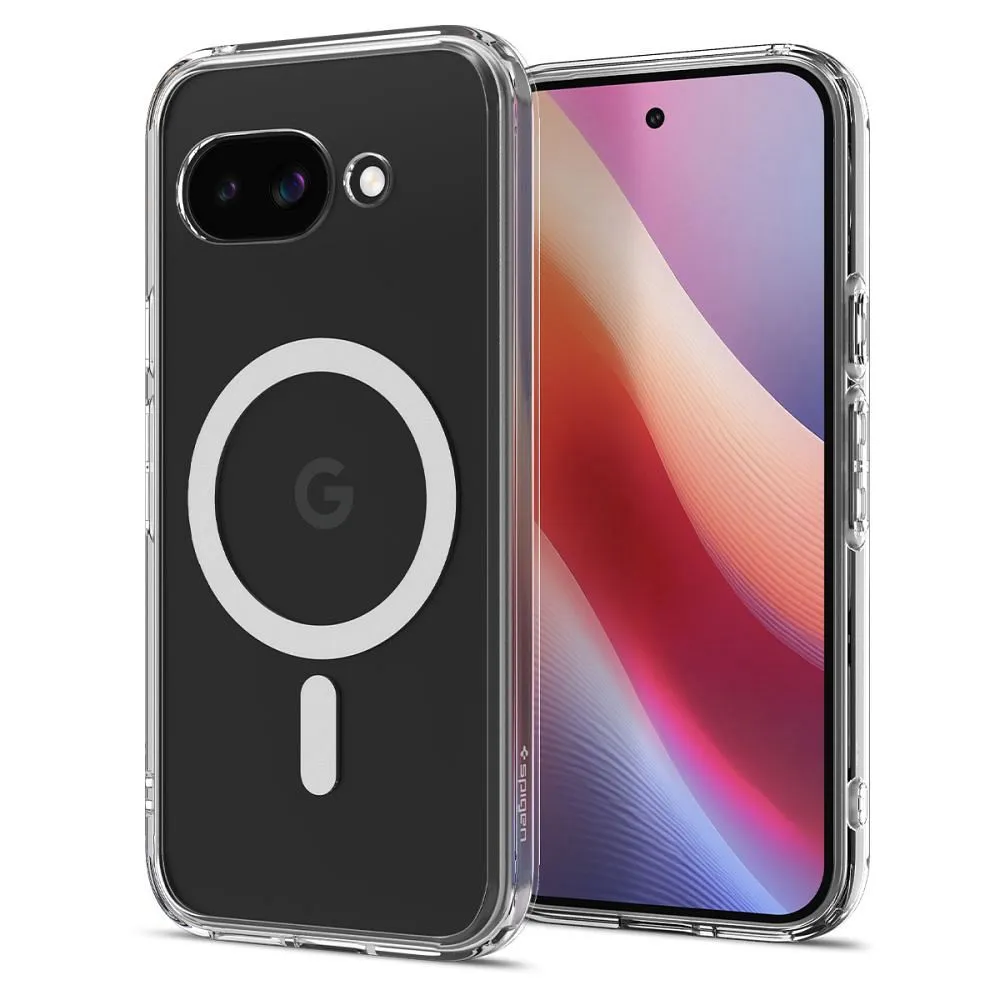 SPIGEN ULTRA HYBRID MAG futrola kompatibilna s MagSafeom za GOOGLE PIXEL 9A prozirna/bijela