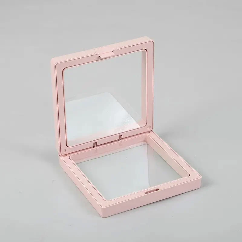3D okvir za plutajući prikaz 11x11cm ružičasti