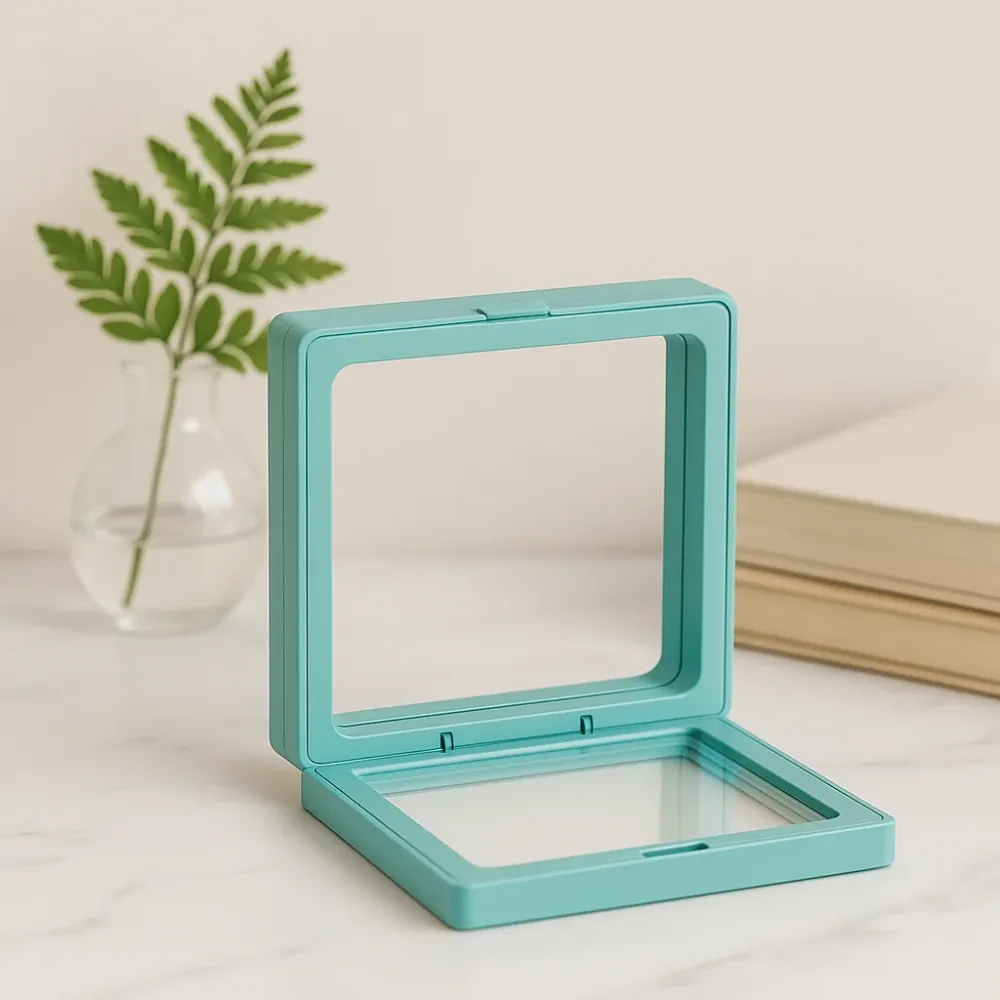 3D okvir za plutajući prikaz 11x11cm tirkizna