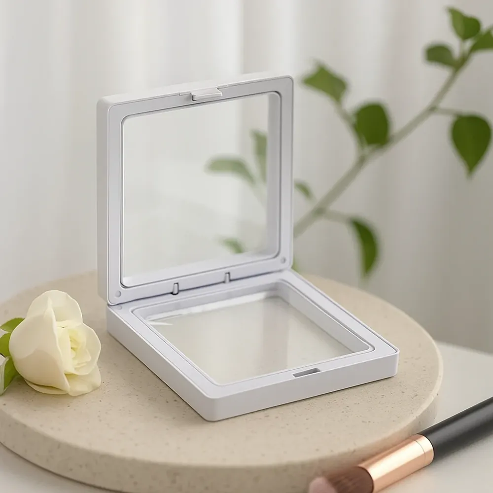 3D okvir za plutajući prikaz 7x7 cm bijeli