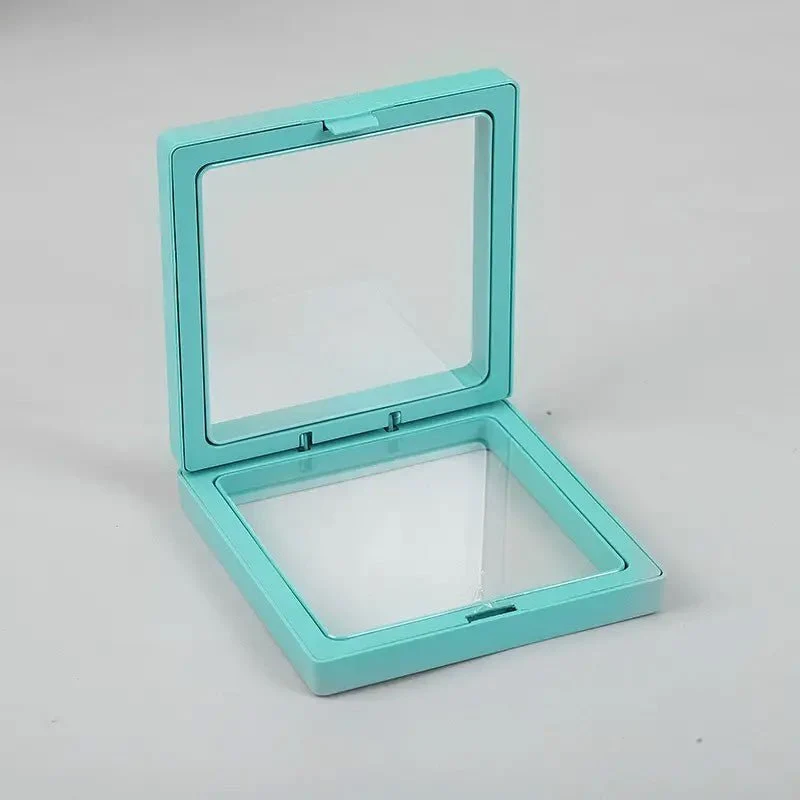 3D okvir za plutajući prikaz 7x7 cm tirkizna