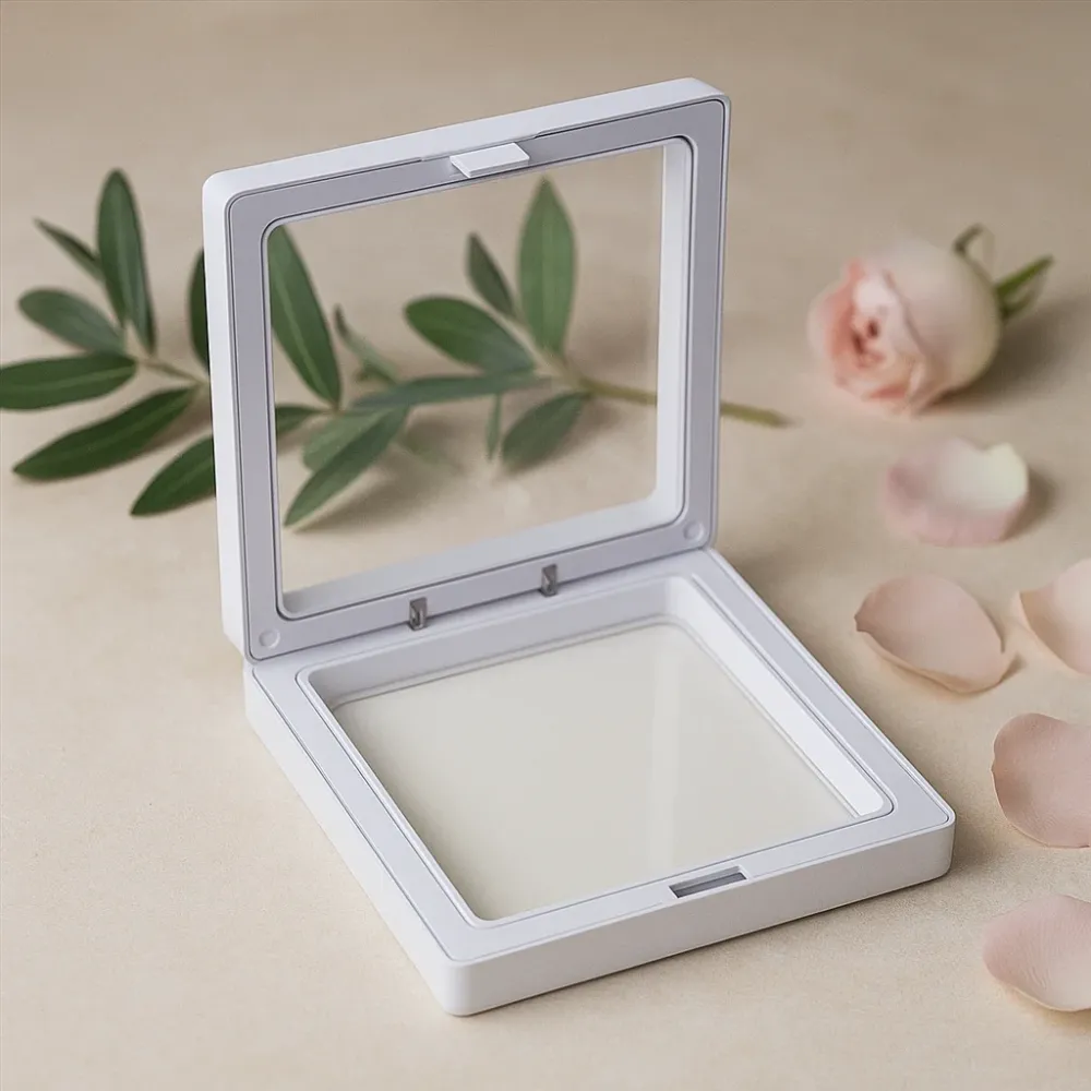 3D Plutajući Membranski Okvir za Prikaz 9x9cm Bijeli