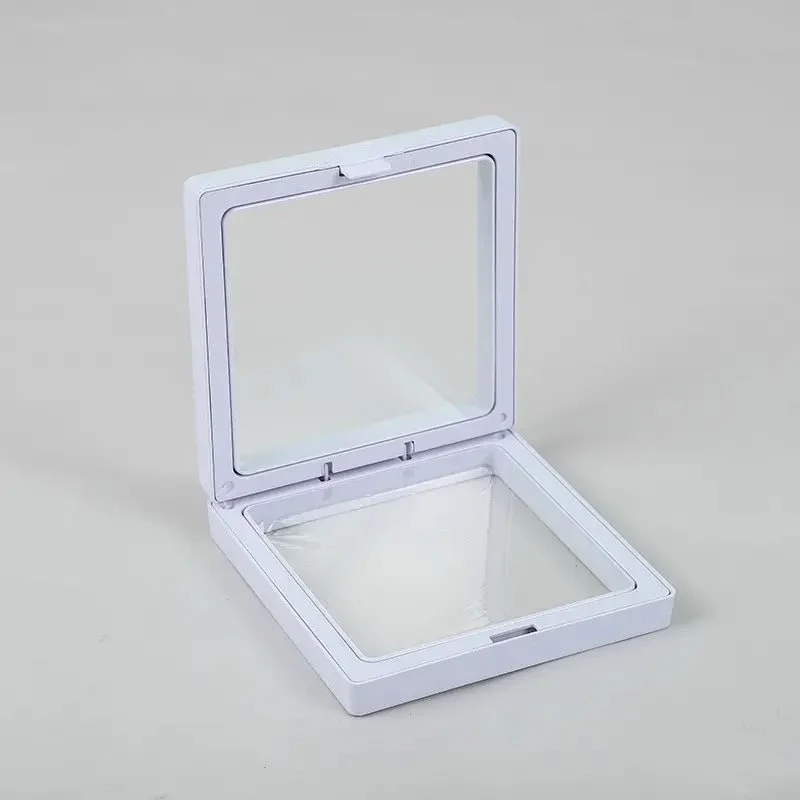 3D Plutajući Membranski Okvir za Prikaz 9x9cm Bijeli