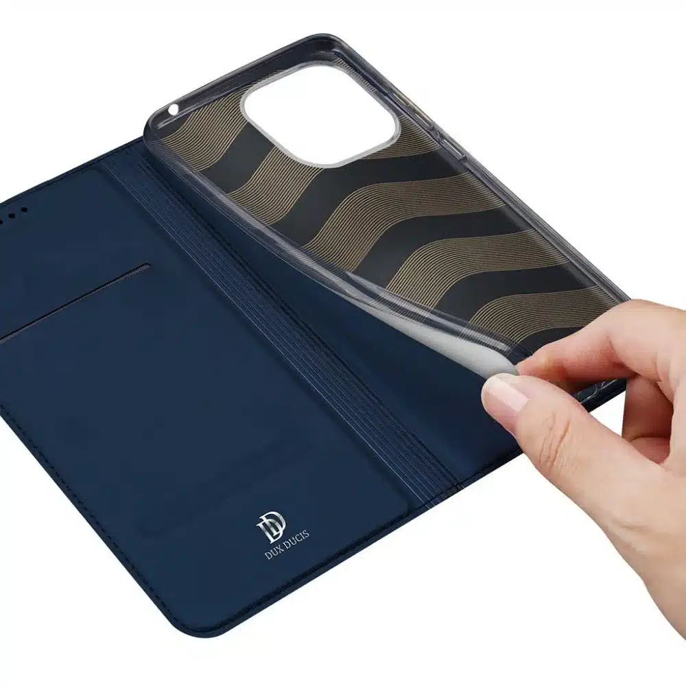 DUX DUCIS Skin Pro – preklopna torbica za Redmi 12C plava