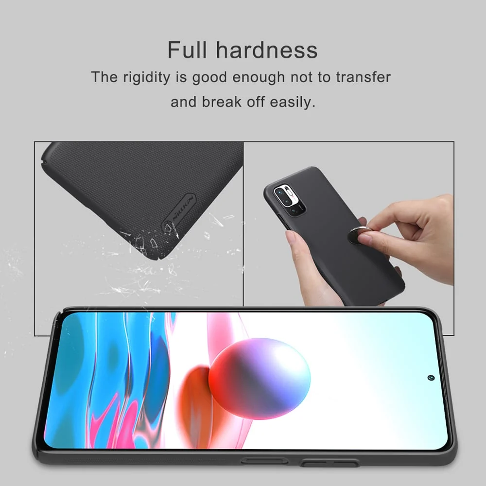 Nillkin - Super Frosted Shield - Xiaomi Redmi Note 10 5G / Poco M3 Pro 5G - crna