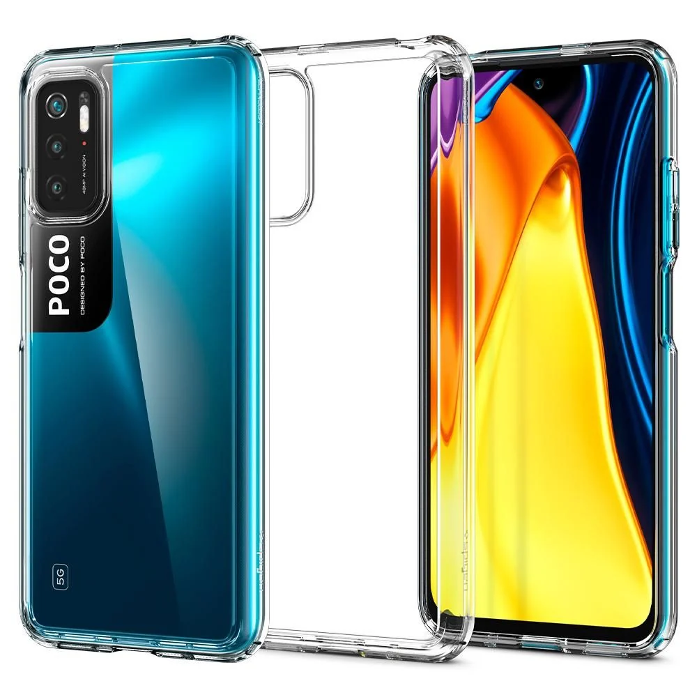 SPIGEN ULTRA HYBRID ZA XIAOMI POCO M3 PRO 5G / REDMI NOTE 10 5G CRYSTAL CLEAR