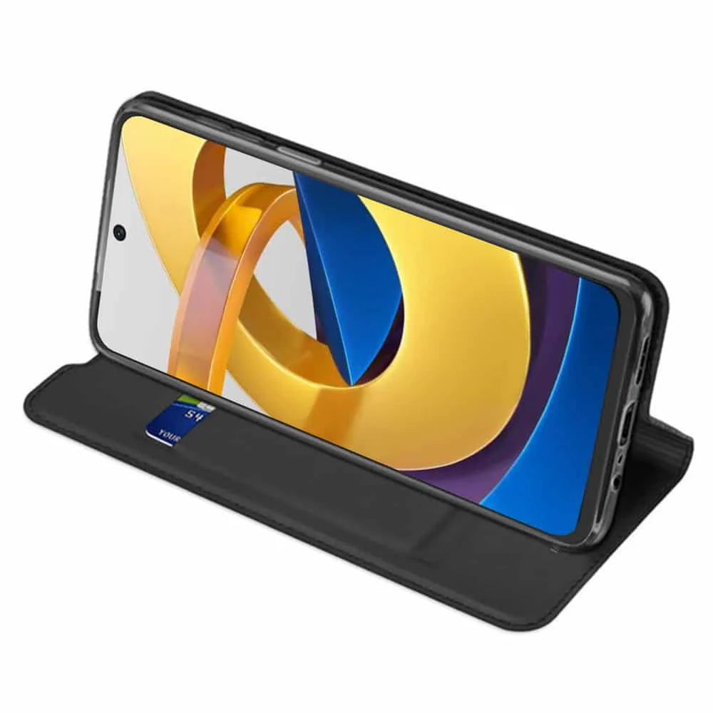Dux Ducis Skin Pro preklopna futrola za Xiaomi Poco M4 Pro 5G crna