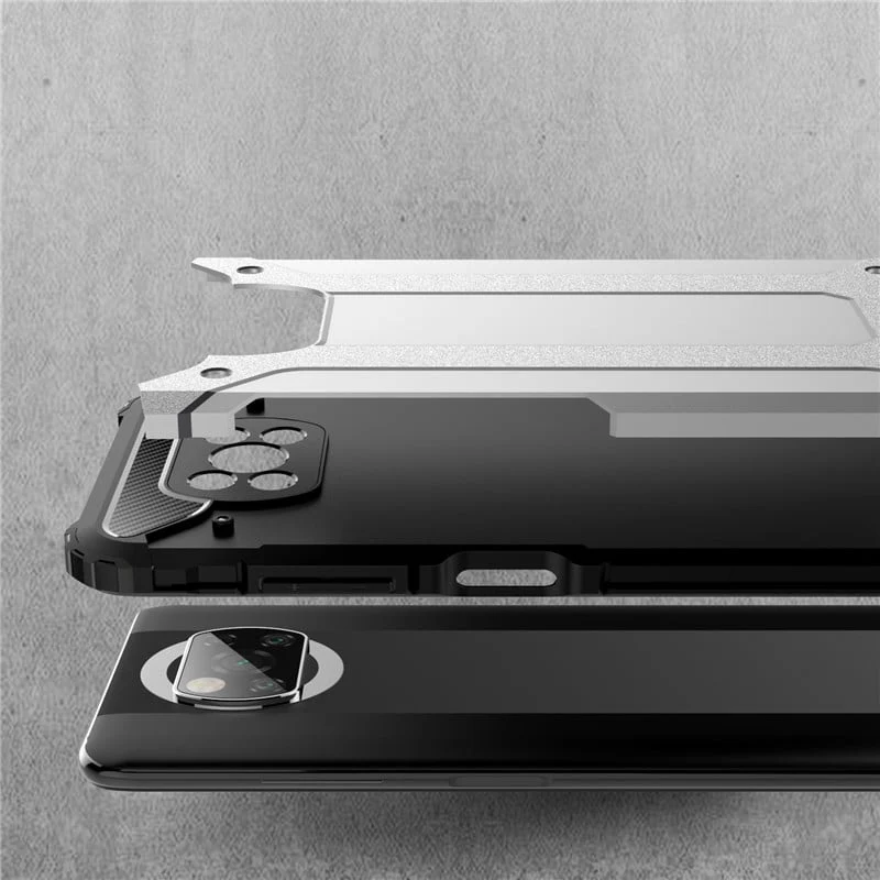 Techsuit - Hybrid Armor - Xiaomi Poco X3 / Poco X3 NFC / Poco X3 Pro - Crna