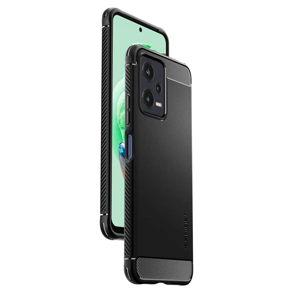Spigen - Rugged Armor za Xiaomi Redmi Note 12 5G / Poco X5 - crna