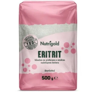 Eritrit Prirodni zaslađivač - Bez kalorija 500g Nutrigold