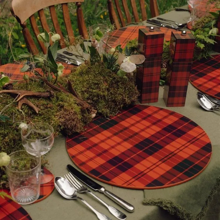 Ross Tartan podmetači - set od 4 komada