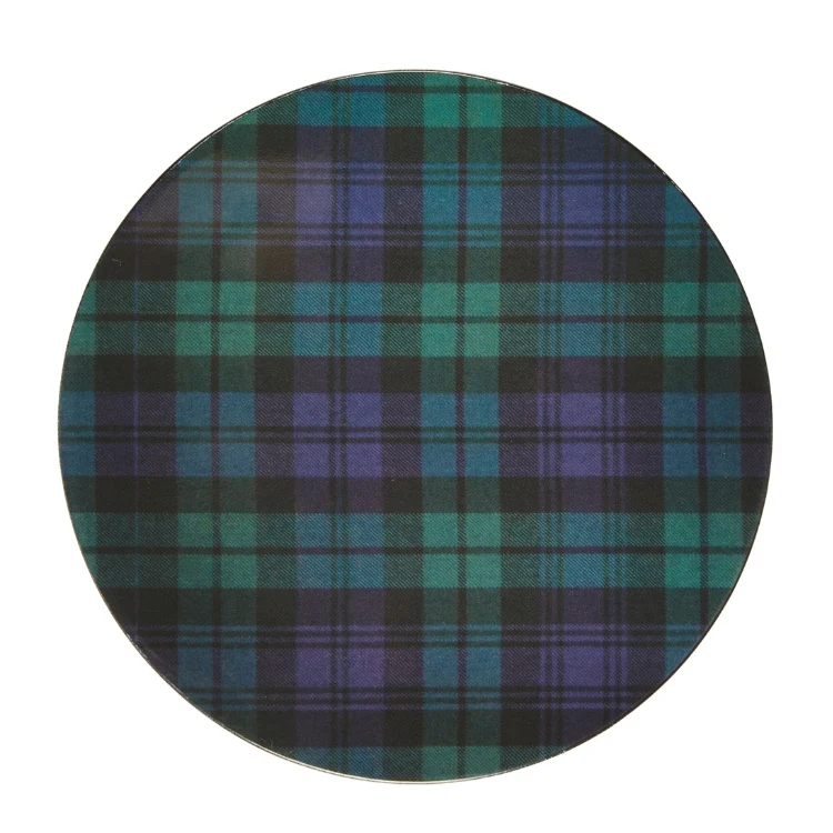 Tartan podmetači za crni sat - set od 4 komada