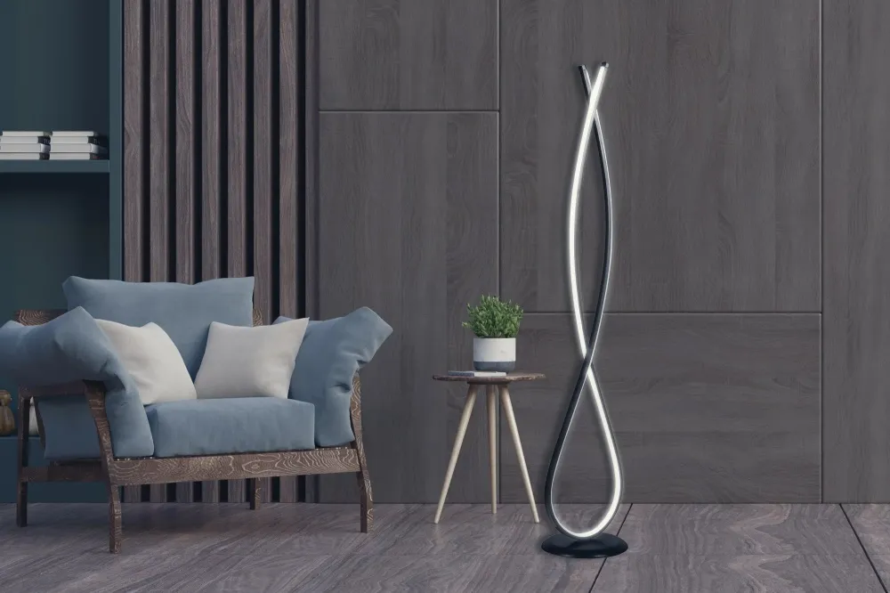 Podna lampa Infinity Black - Multicolor