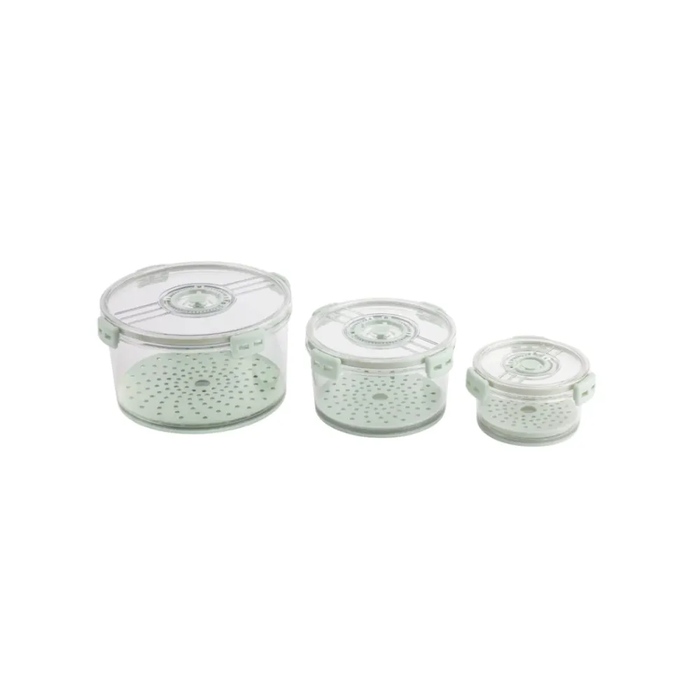 Set 3 Round Dated Draining Baskets