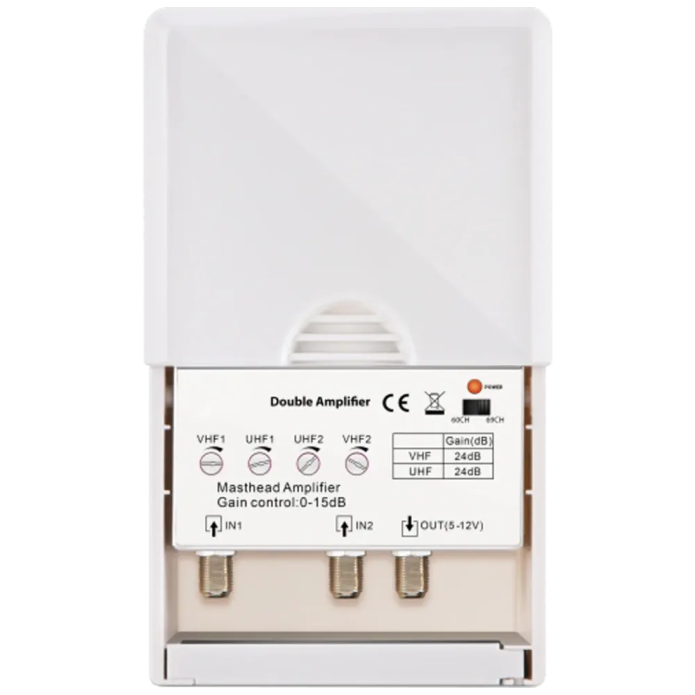 Amiko Pojačalo antensko + LTE / 4G filter sa 2 podesiva ulaza - DOUBLE AMPLIFIER