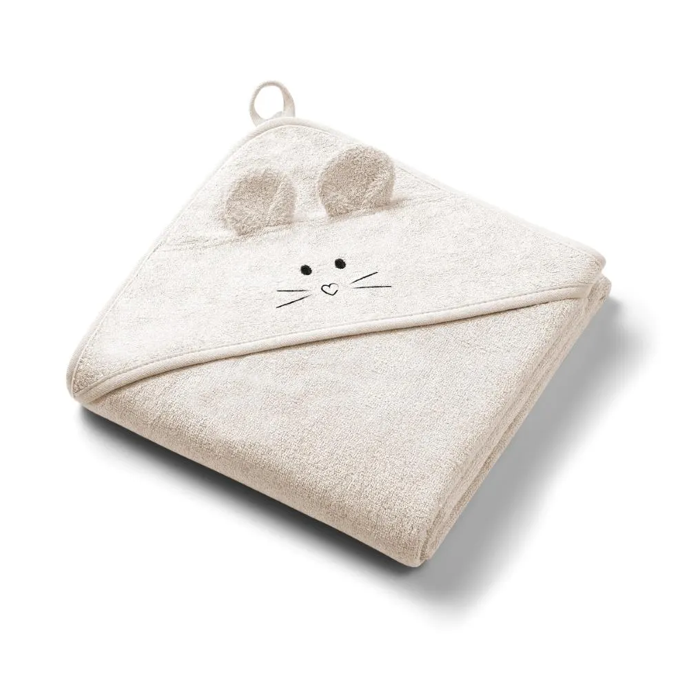 BabyOno Ručnik bambus 100x100 cm, ears, svijetlo bež