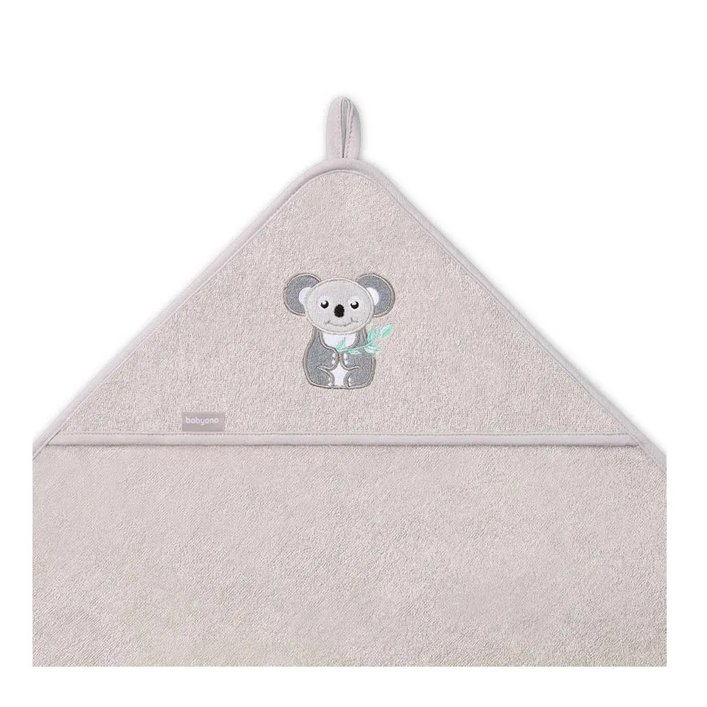 BabyOno Ručnik bambus 100x100 cm, Koala, siva