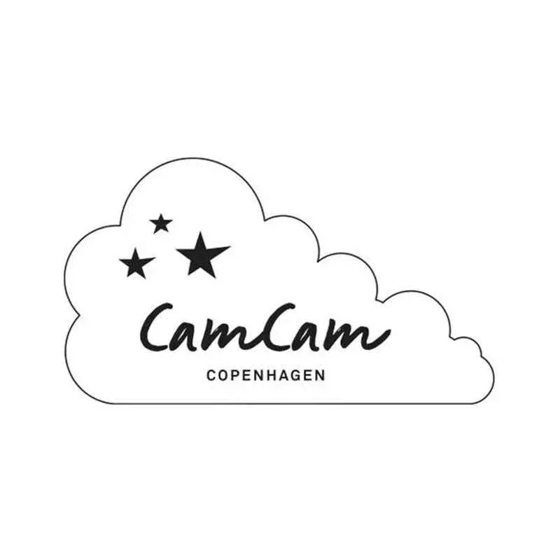 CamCam® Posteljina GOTS Bows Junior 100x140, 45x40