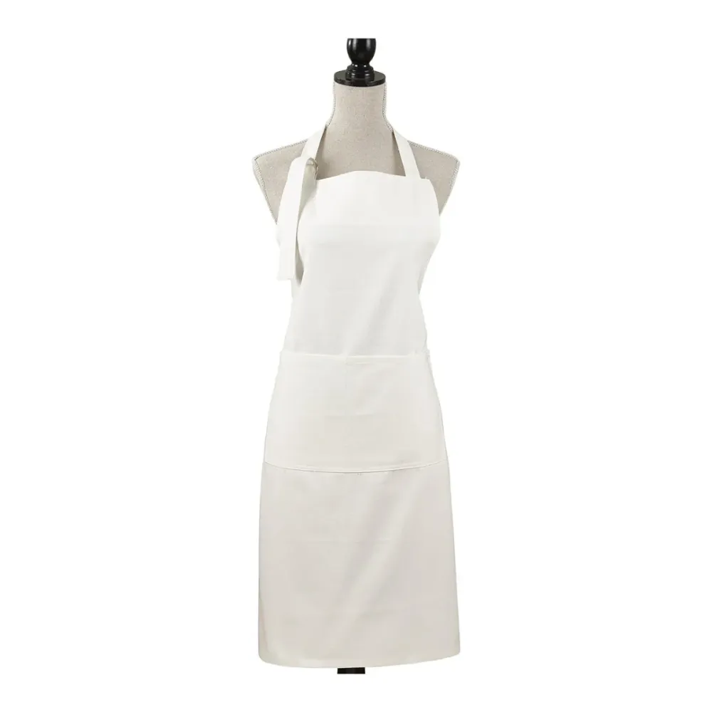 Denim Apron White 28"x35"