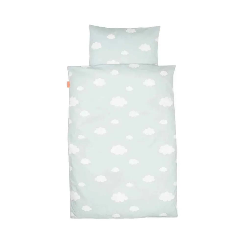 Done Deer® Dječja posteljina Elphee Blue 100x140