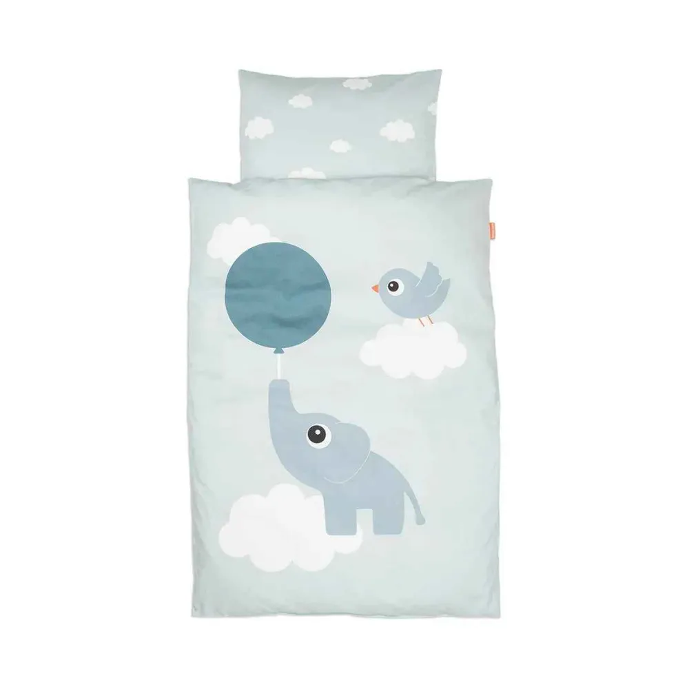 Done Deer® Dječja posteljina Elphee Blue 70x100