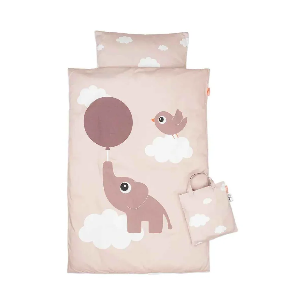 Done Deer® Dječja posteljina Elphee Powder 100x140