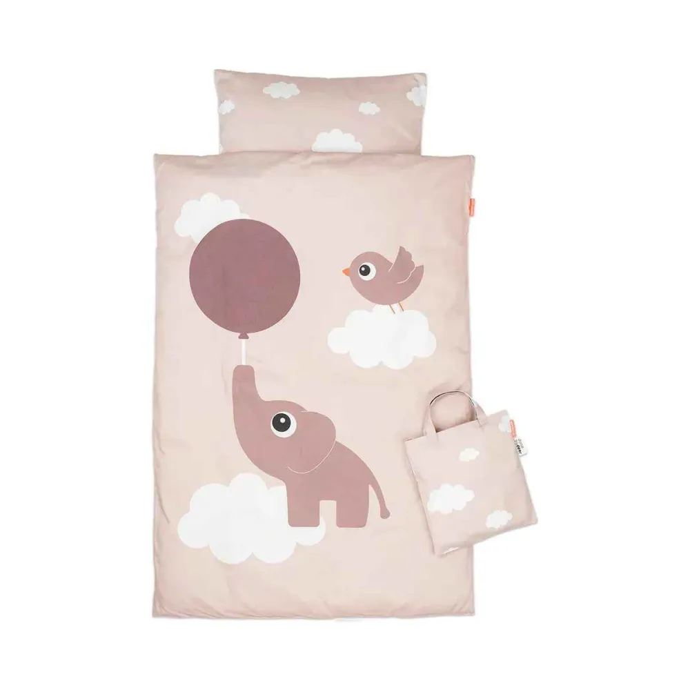 Done Deer® Dječja posteljina Elphee Powder 70x100