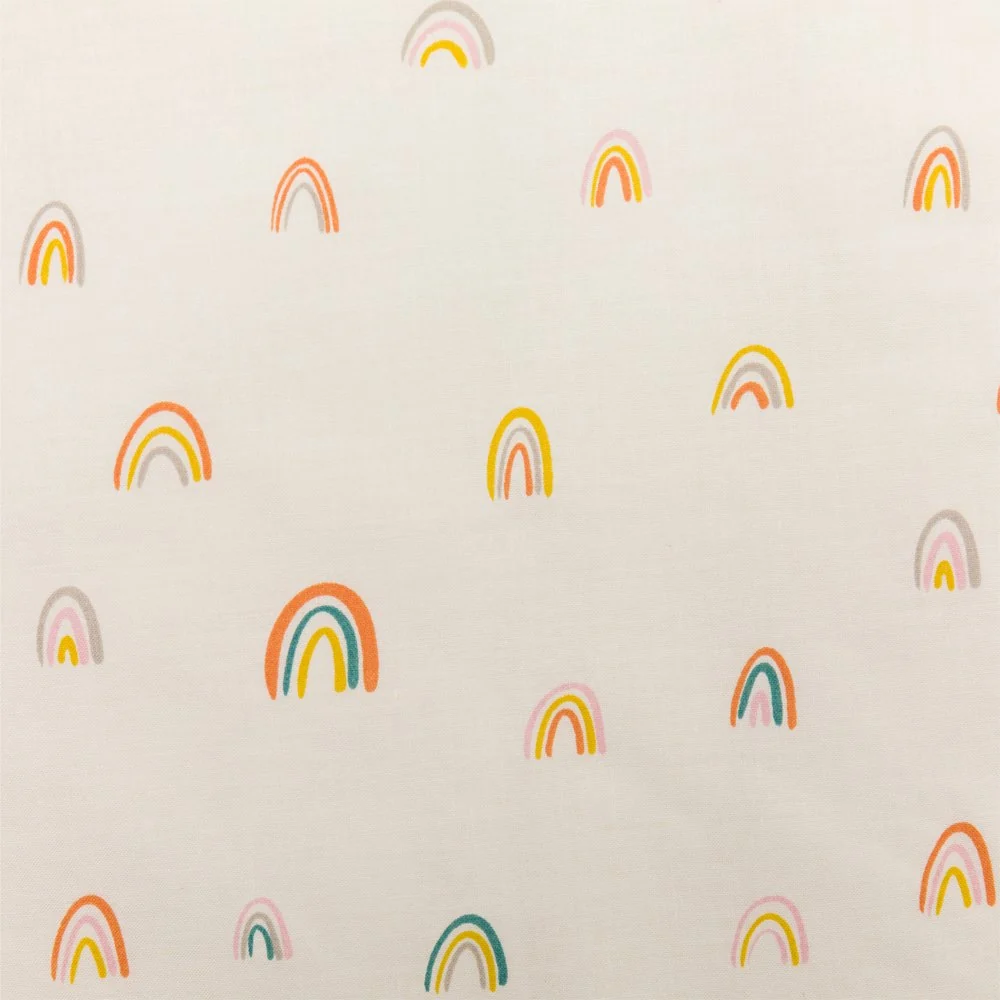Fillikid navlaka za posteljinu 2 dijela 100x140 cm Rainbows beige