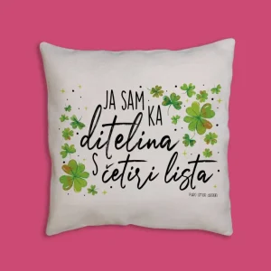 Jastučnica - Ditelina s četiri lista