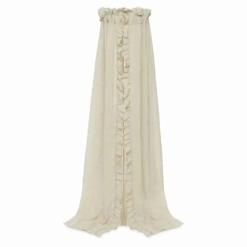 Jollein® Baldahin za krevetić Vintage Ruffle Nougat