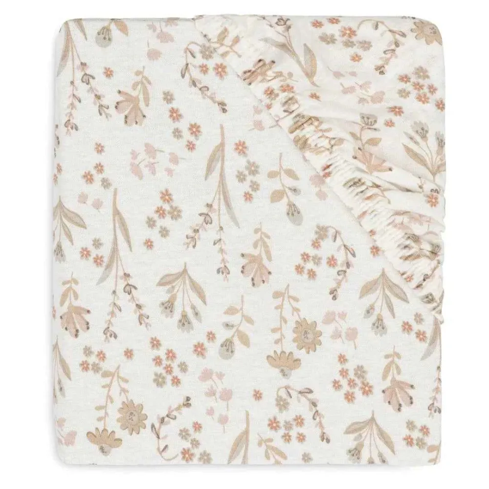 Jollein® Pamučna plahta 120x60 Bloomy