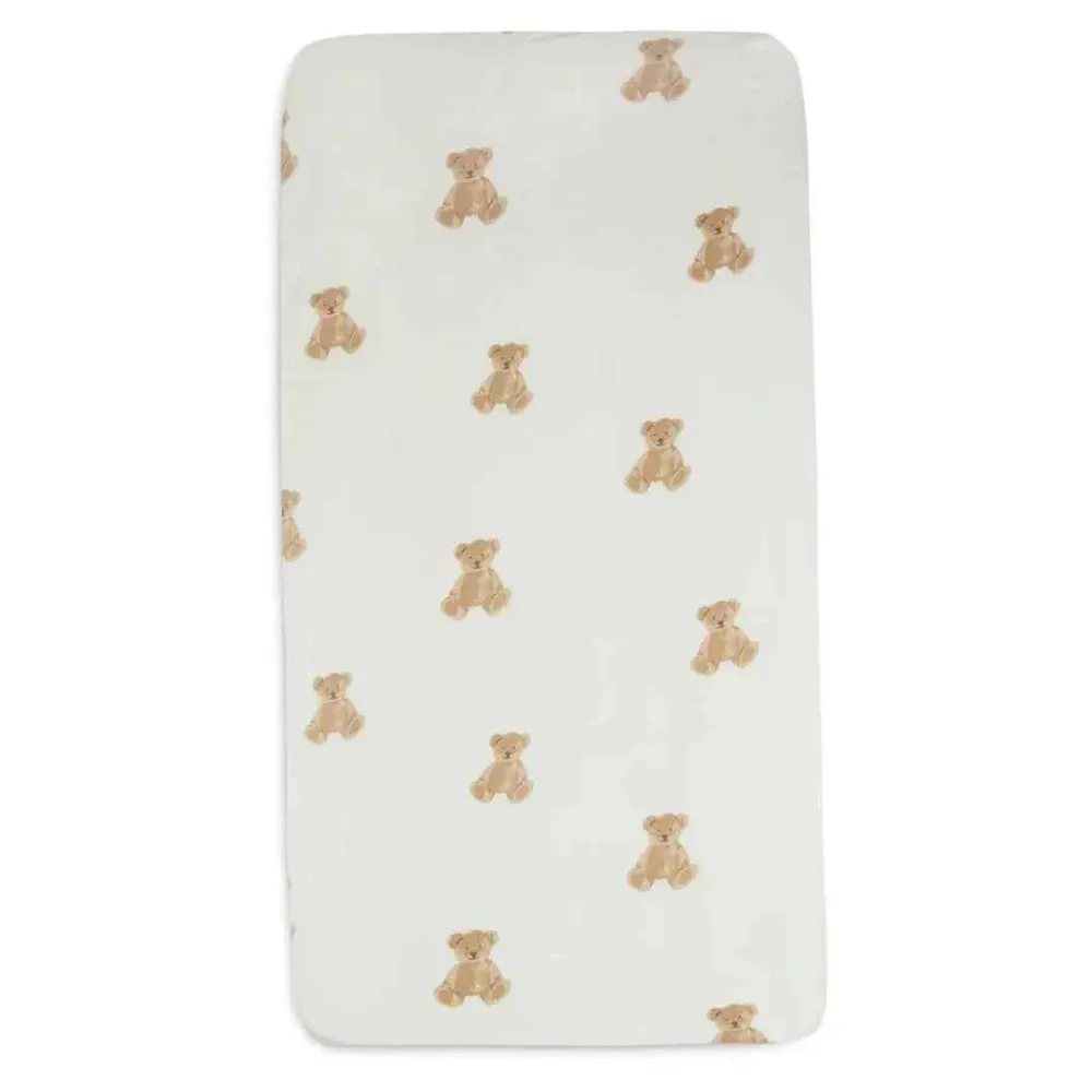 Jollein® Pamučna plahta 60x120cm Teddy Bear