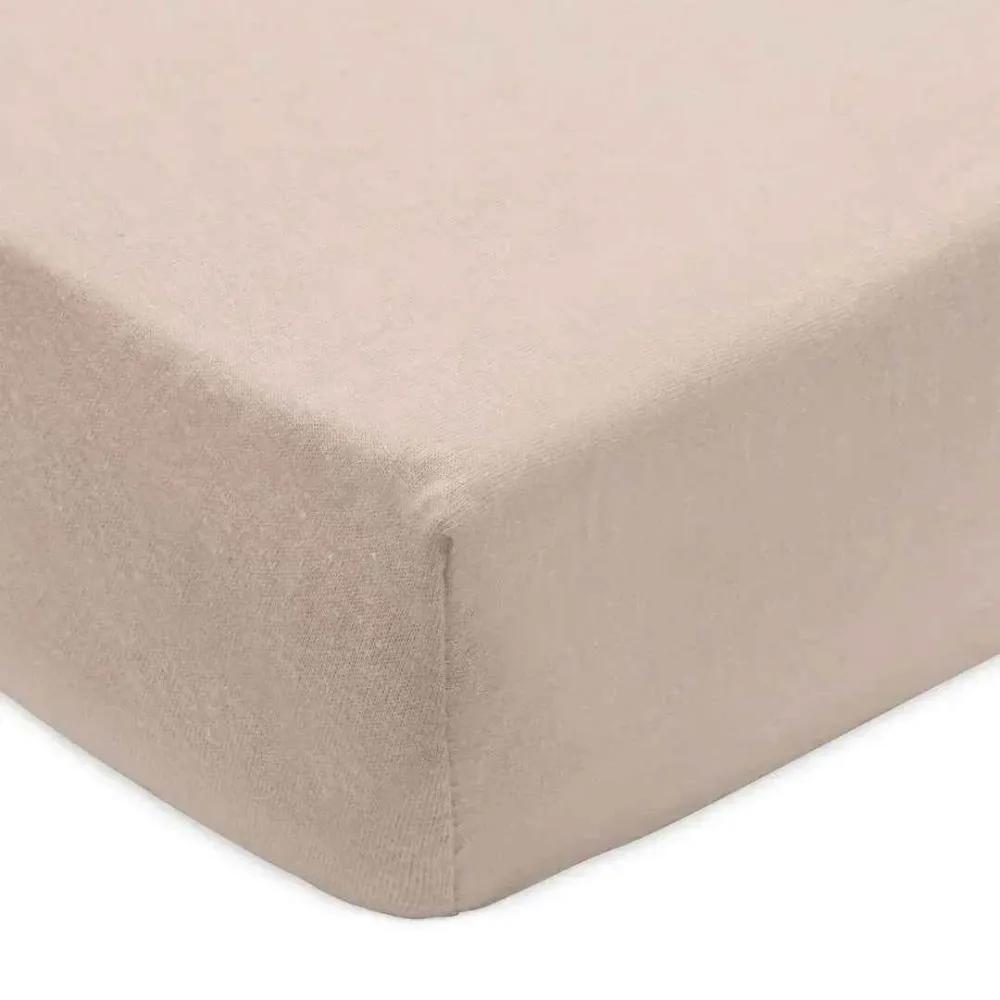 Jollein® Pamučna plahta 2 komada 140x70/150x75 Wild Rose/Biscuit