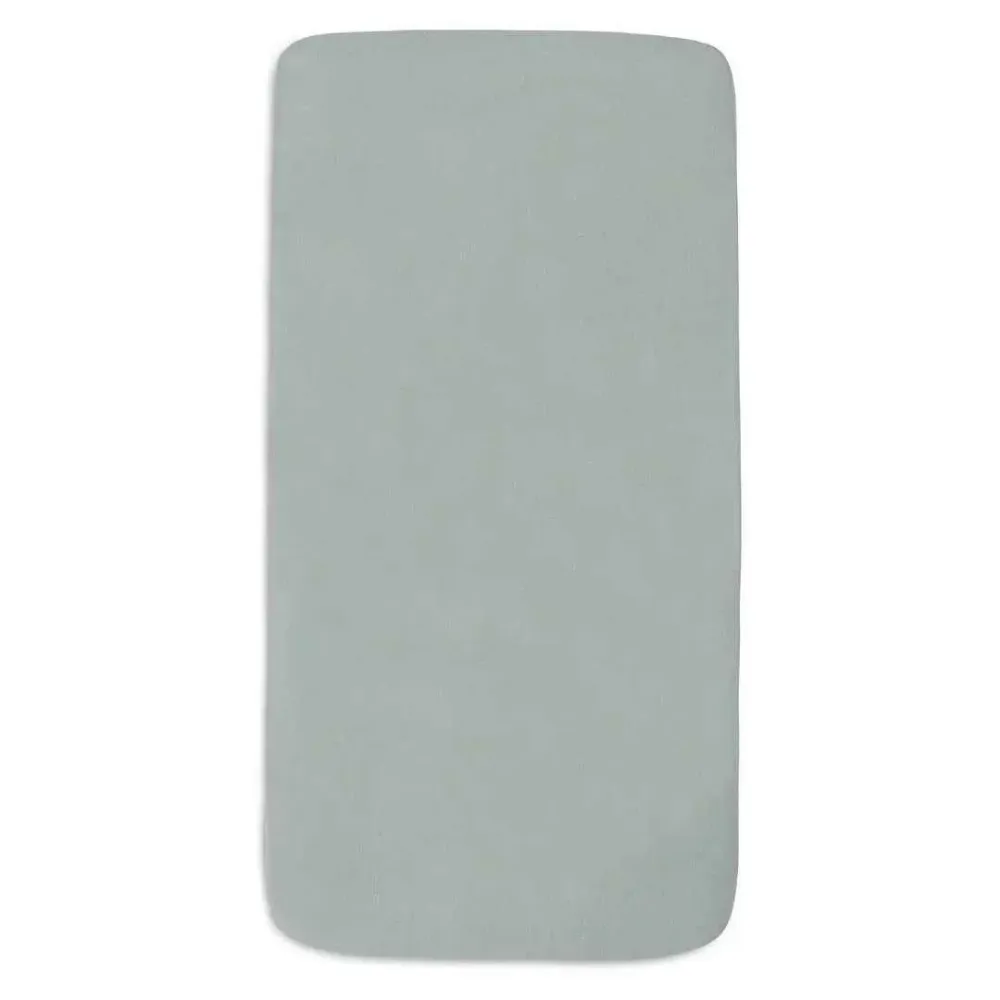Jollein® Pamučna plahta 2 komada 60x120 Sea Green/Biscuit