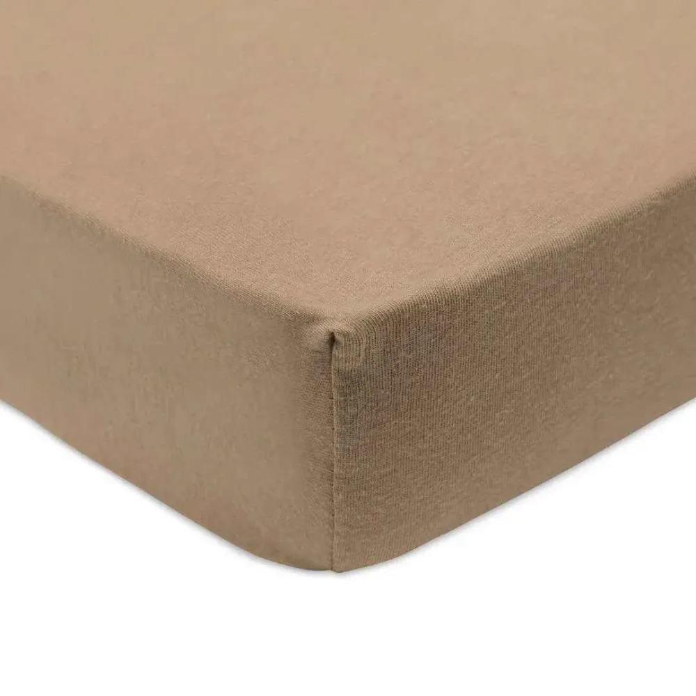 Jollein® Pamučna plahta 2 komada 60x120 Sea Green/Biscuit